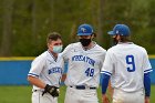 Baseball vs CGA  Wheaton College Baseball vs Coast Guard Academy during game two of the NEWMAC semi-finals playoffs. - (Photo by Keith Nordstrom) : Wheaton, baseball, NEWMAC